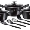 Berlingerhaus Carbon Pro komplet naczyń aluminiowych 10 szt.