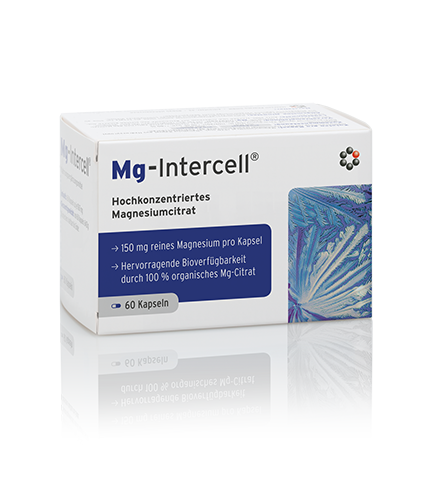 Mg-Intercell® Cytrynian magnezu 120 kaps. 150 mg. Wysyłka w 24h. Oficjalny dystrybutor