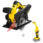 Akumulatorowa pilarka tarczowa PCSS 10-20V plus Lampa robocza PWLS10