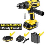 Akumulatorowa wiertarko-wkrętarka udarowa PHDS 11-20V plus Lampa robocza PWLS10