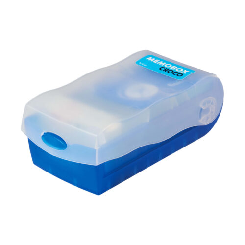 Memobox Croco Blue – Plastikowy – Pudełko Do Szybkiej i Skutecznej Nauki Języka Obcego